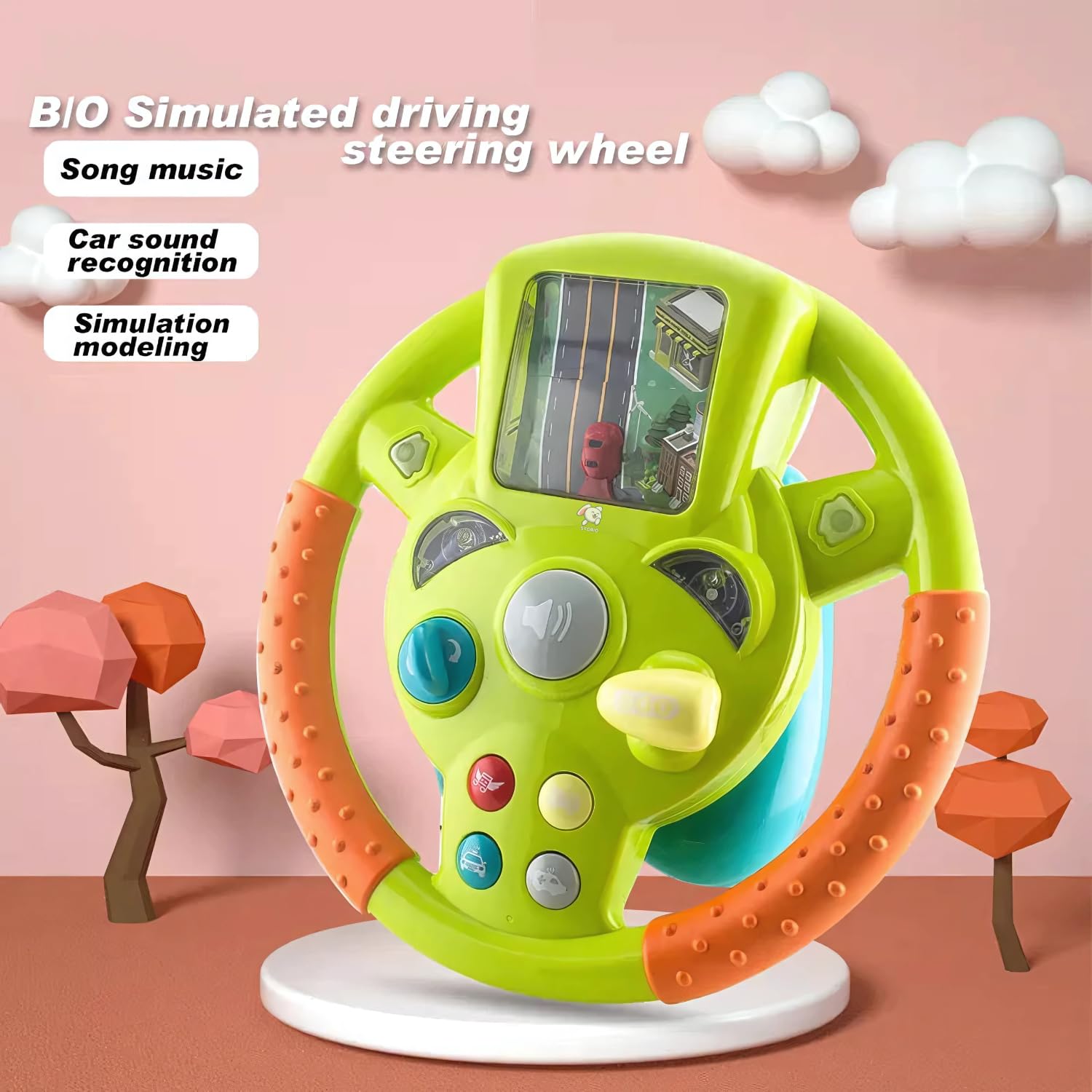 Steering Wheel Toy | 360 Spinning Detail