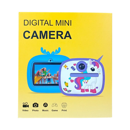 TIPTOP Toys Kids Digital Instant Print Camera with Unicorn Silicon Case