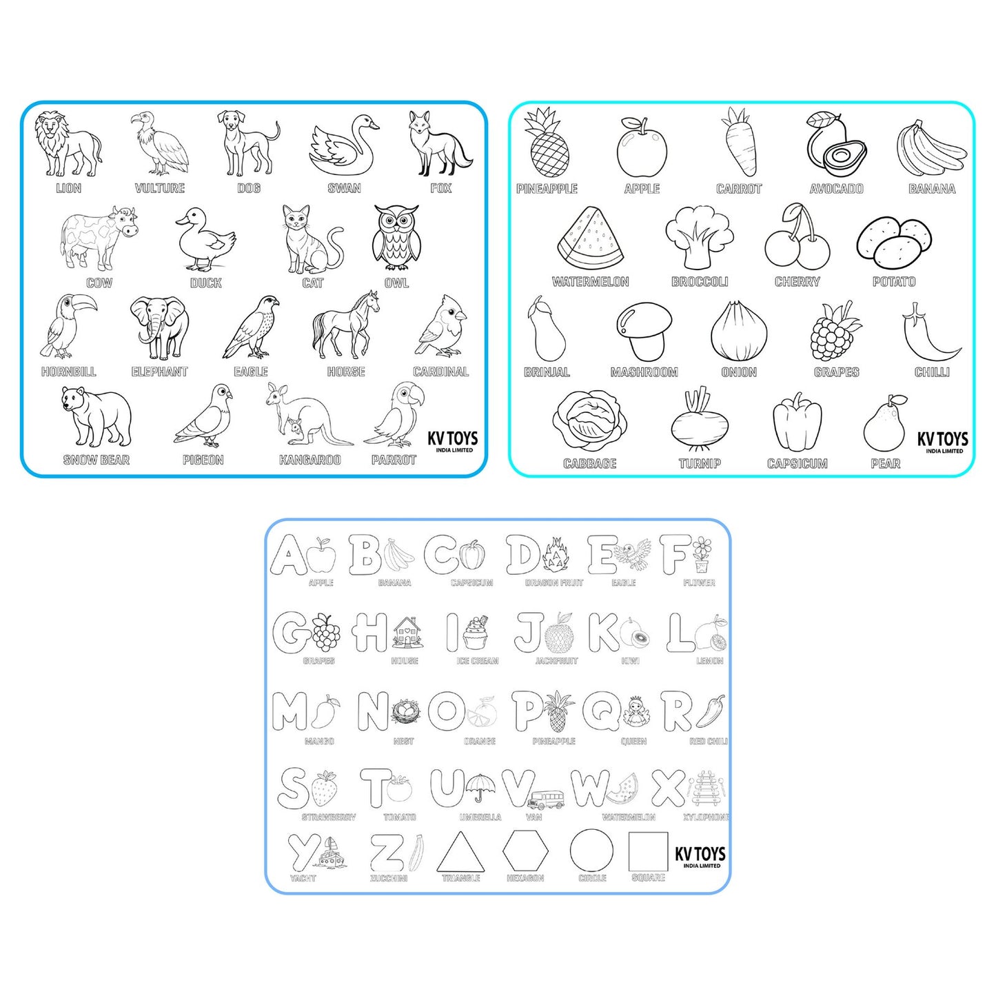 Washable Colouring Mat | Design Detail