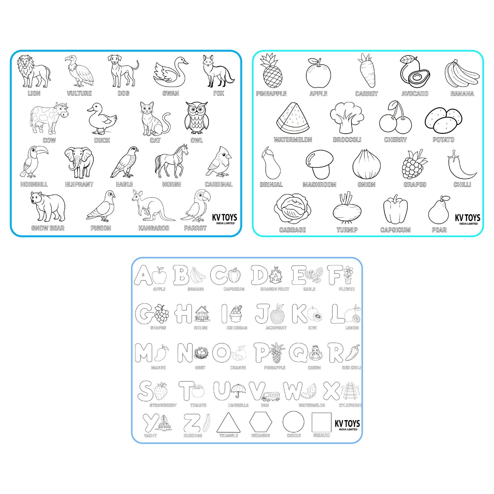 Washable Colouring Mat | Design Detail