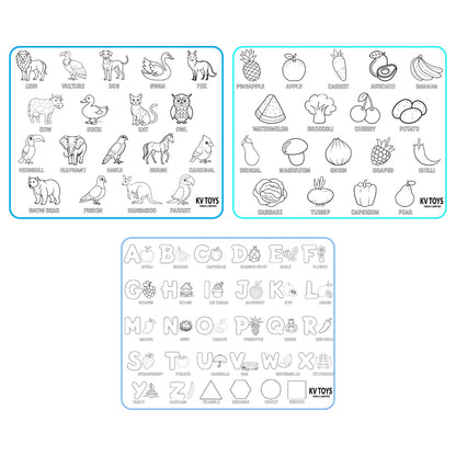Washable Colouring Mat | Design Detail