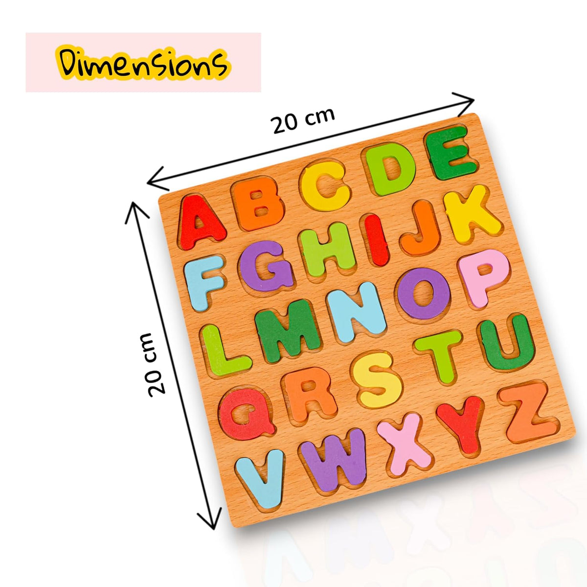 Wooden Alphabet Puzzle | Letters Detail