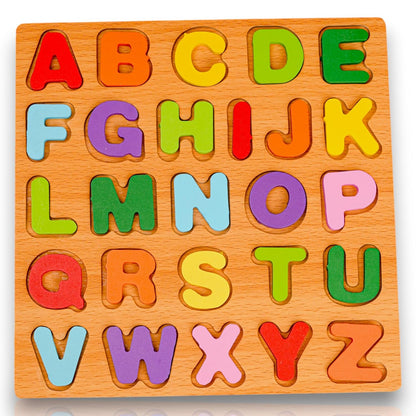 TIPTOP Wooden Alphabet Puzzle Board | Montessori Toddler Toy