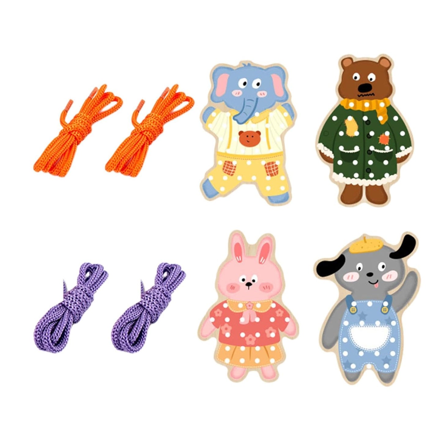 TIPTOP Animal Lacing Toy | Size Reference