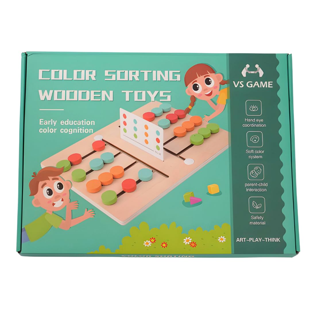 TIPTOP Wooden Color Sorting Slide | Size Reference