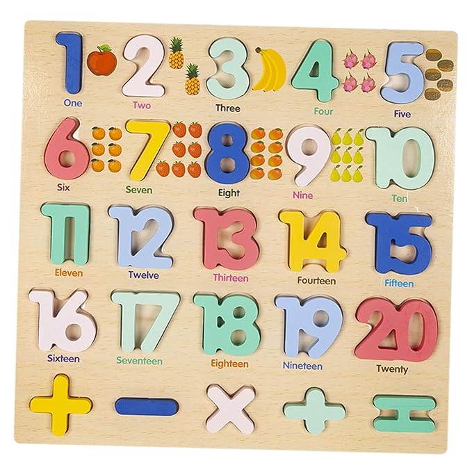 TIPTOP Macaron Numbers Peg Puzzle | Packaging View