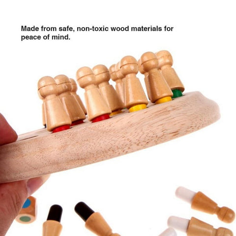 TIPTOP Wooden Memory Chess | Base Board Detail