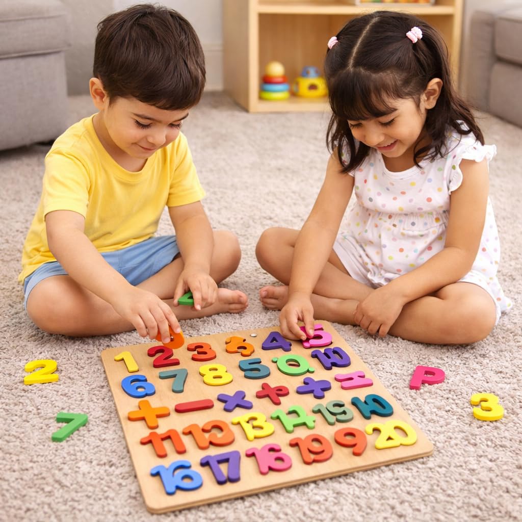 Wooden Numbers Puzzle | Numbers Detail