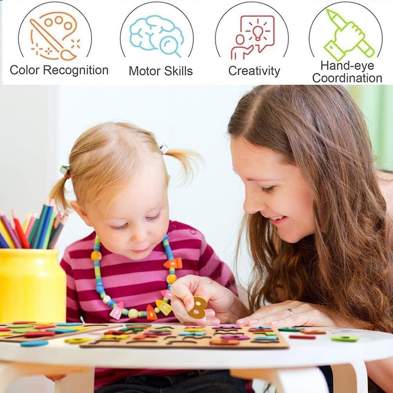 Wooden Numbers Puzzle | Counting Detail