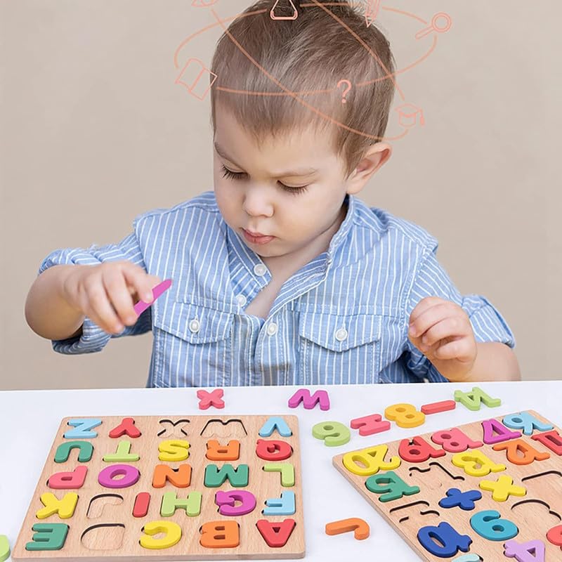Wooden Numbers Puzzle | Detail View