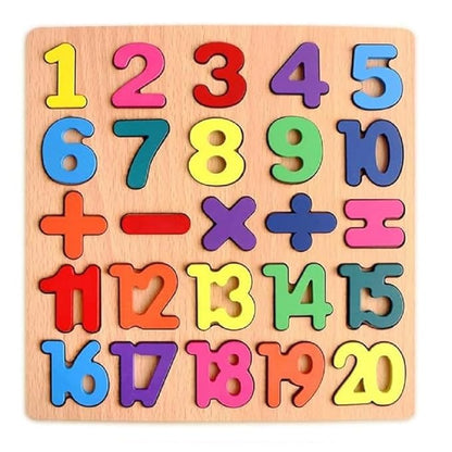 Wooden Numbers Puzzle | Packaging View