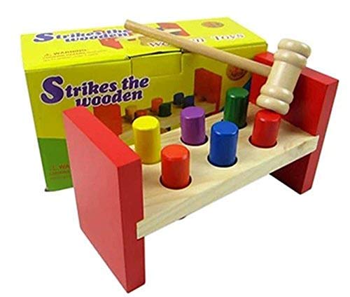 TIPTOP Pounding Bench Toy | Pegs Detail