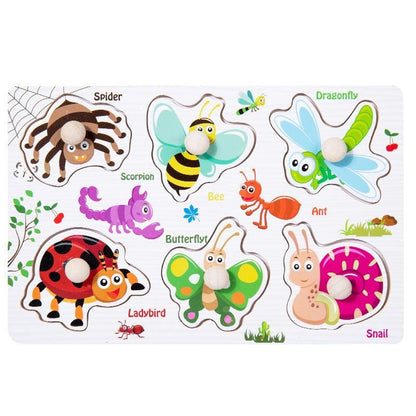 TIPTOP Animals Vegetables Vehicles Puzzle | Detail View