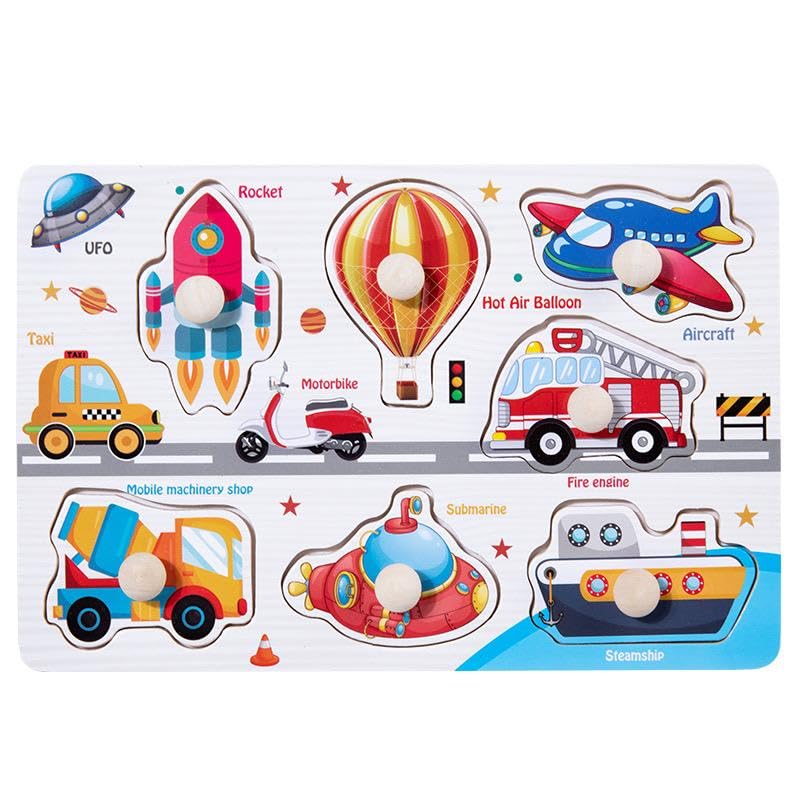 TIPTOP Animals Vegetables Vehicles Puzzle | Size Reference