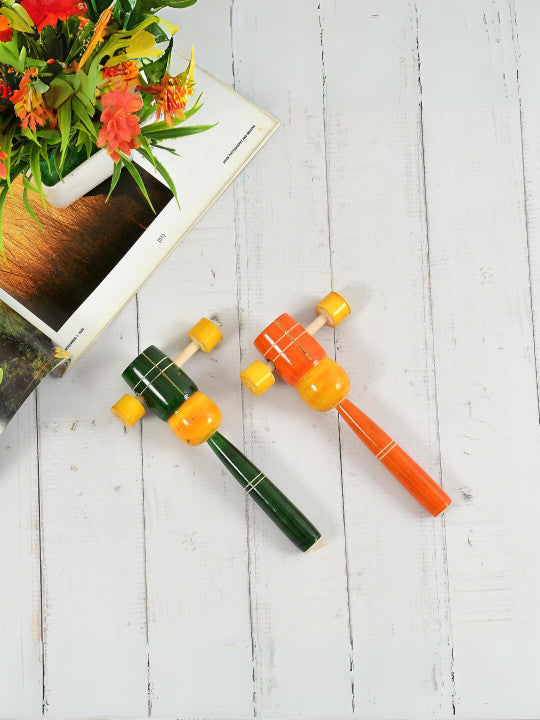 TIPTOP Wooden Rattle Toy | Newborns Non-Toxic Musical Toy