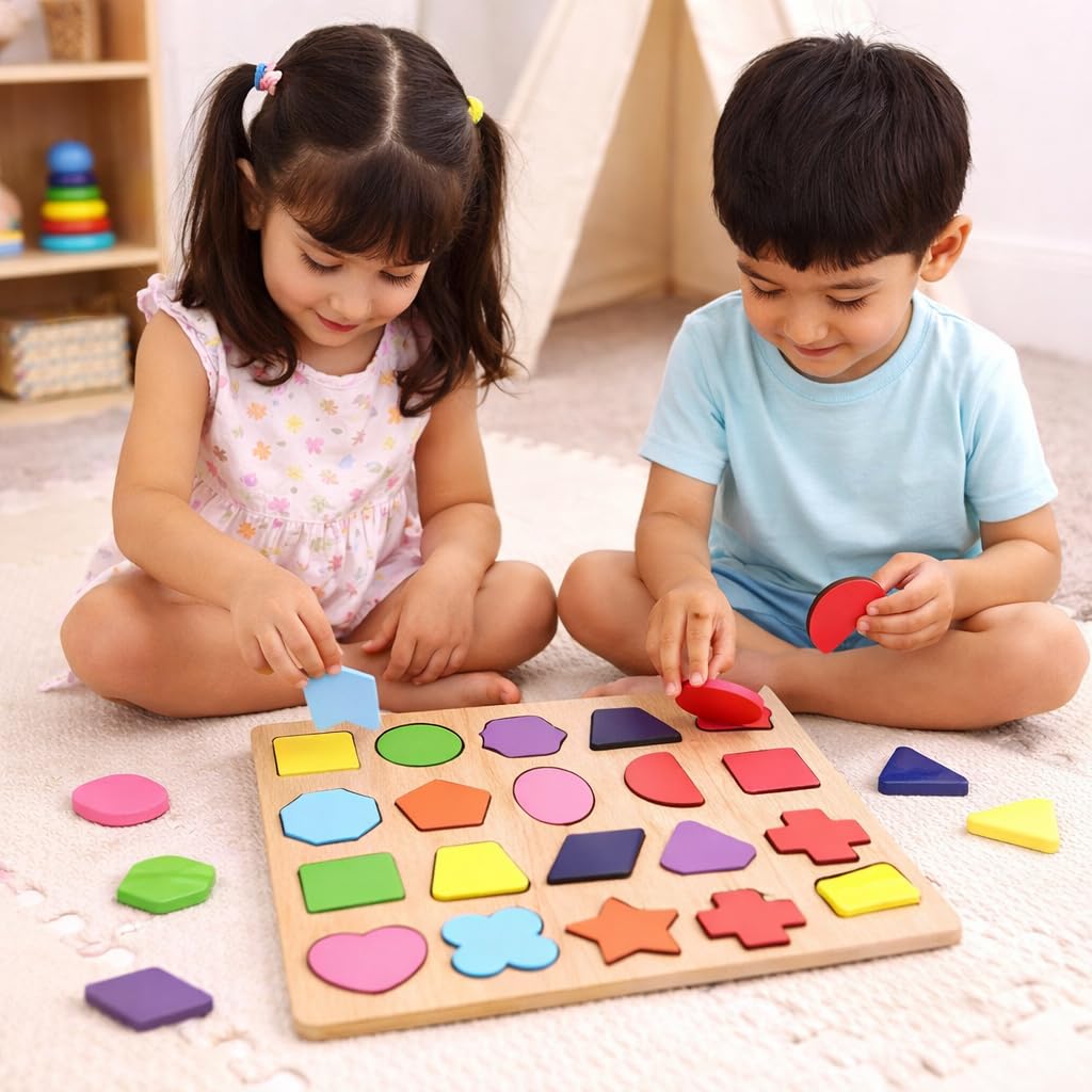 Wooden Shapes Puzzle | Shapes Detail
