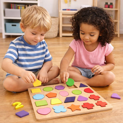 Wooden Shapes Puzzle | Child Learning
