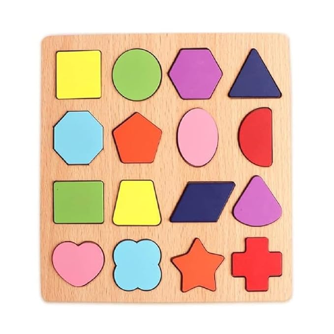 Wooden Shapes Puzzle | Packaging View