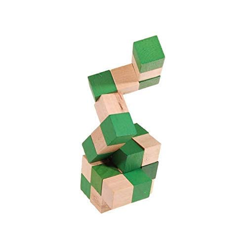 TIPTOP Wooden Snake Puzzle Cube | Twisting Detail