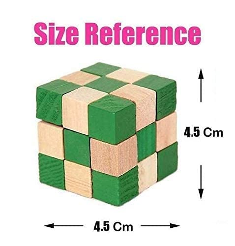 TIPTOP Wooden Snake Puzzle Cube | Packaging View