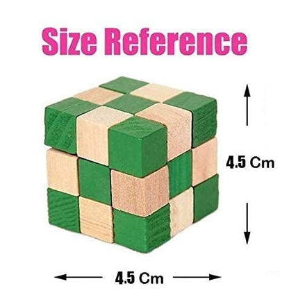 TIPTOP Wooden Snake Puzzle Cube | Packaging View