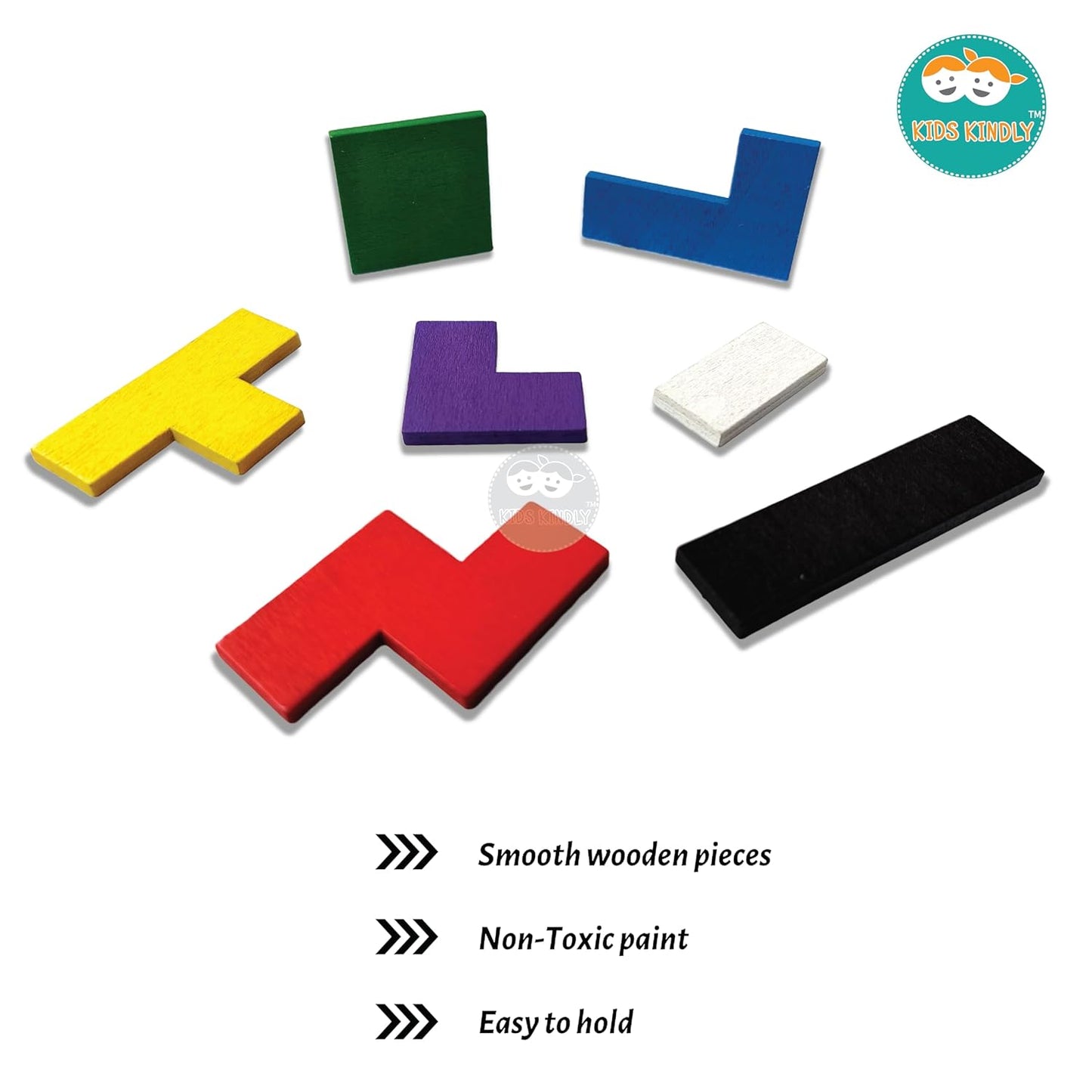 Wooden Tetris Puzzle | Child Playing