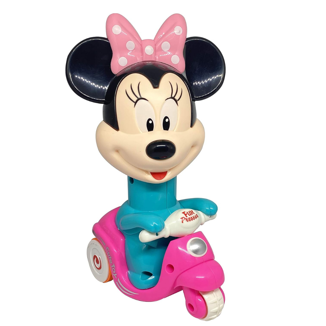 Push and Go Minnie Mouse Scooter Toy ( Random )