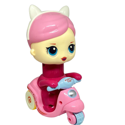 Push and Go Minnie Mouse Scooter Toy ( Random )