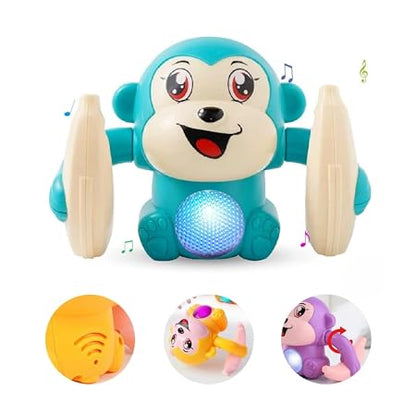 Rolling Banana Monkey Toy