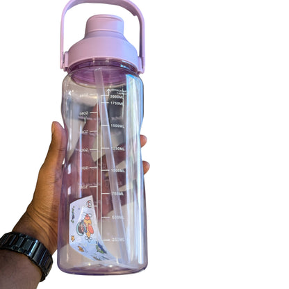 Transparent Water Bottle Set | Sipper Detail