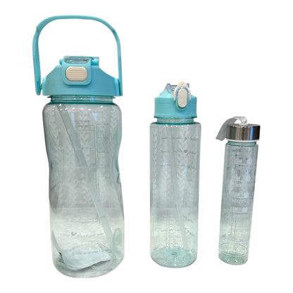 Transparent Water Bottle Set | Alternate Angle