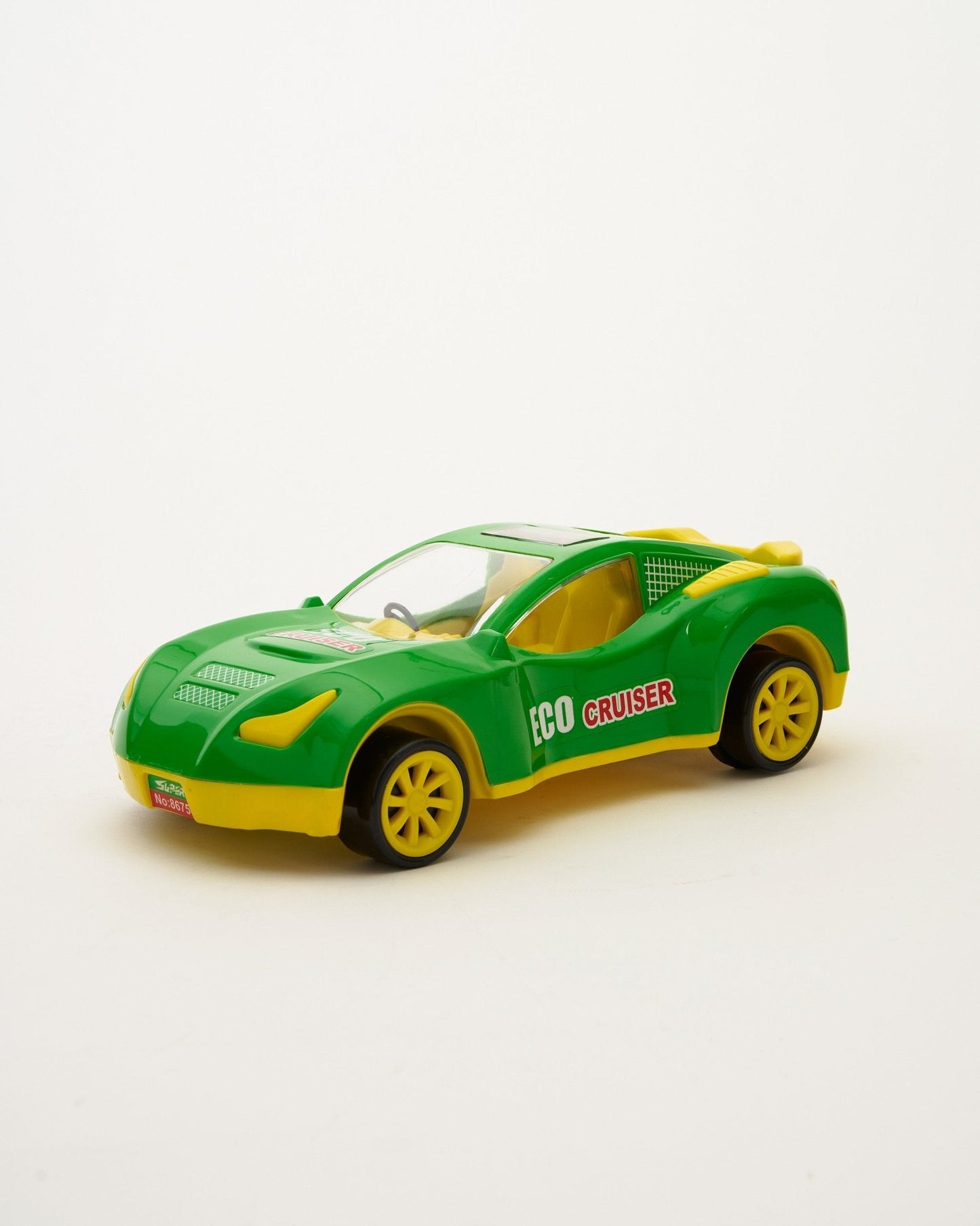 UA Vibrant Green Friction-Powered Eco Cruiser Toy Car for Kids Adventure