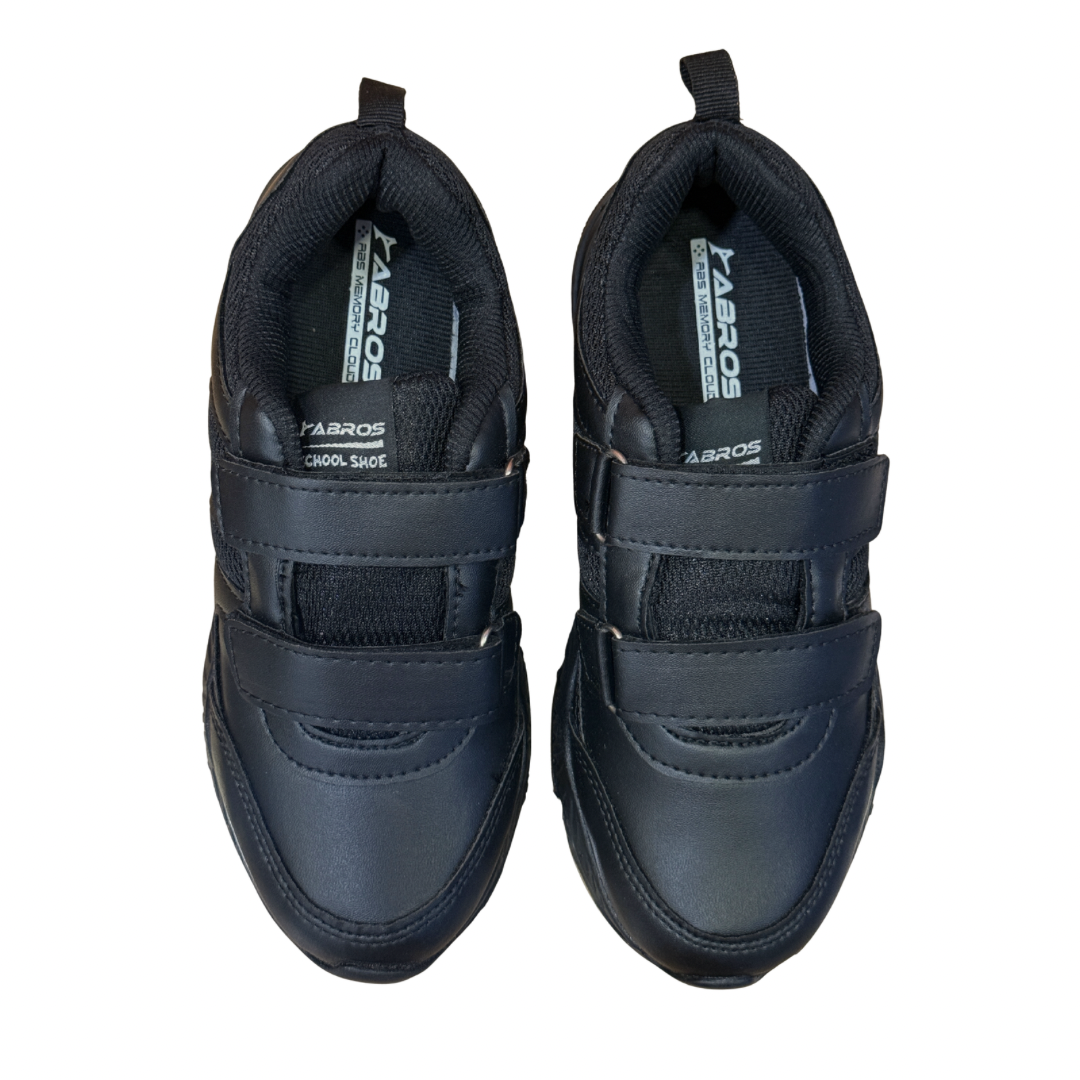 Abros Lace School Shoes for Boys & Girls Sk 102 Black