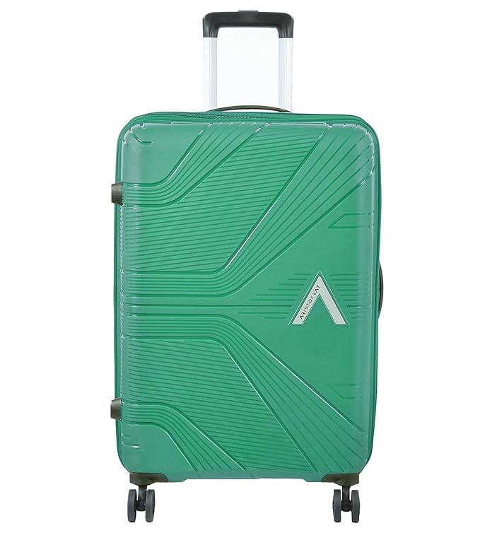 VIP Aristocrat Polypropylene (Set Of 3 Hard Suitcase Cabin,(55+66+76Cm)Check-In Lightweight Luggage With 8 Strong Spinner Wheels,Secured Combination Lock & 7 Years International Warranty