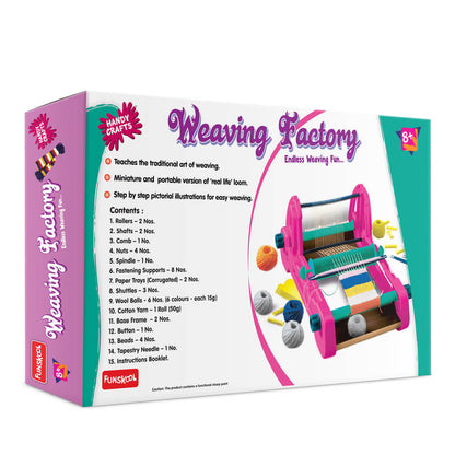 Funskool Handycrafts Weaving Factory DIY Loom Kit for Children