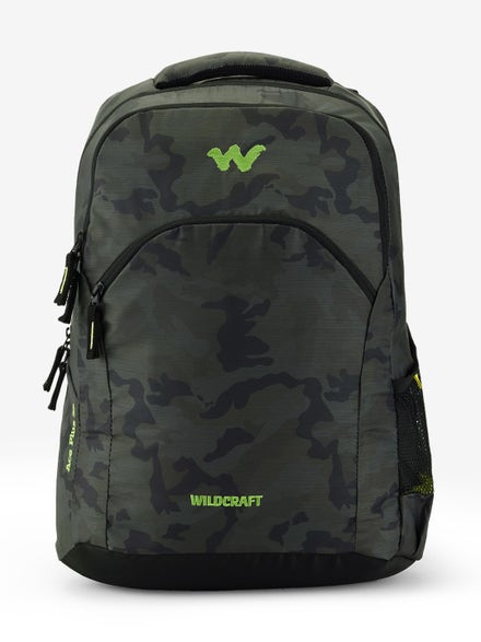 Wildcraft Ace Plus 25L Laptop Backpack-Olive with 5 Years Warranty