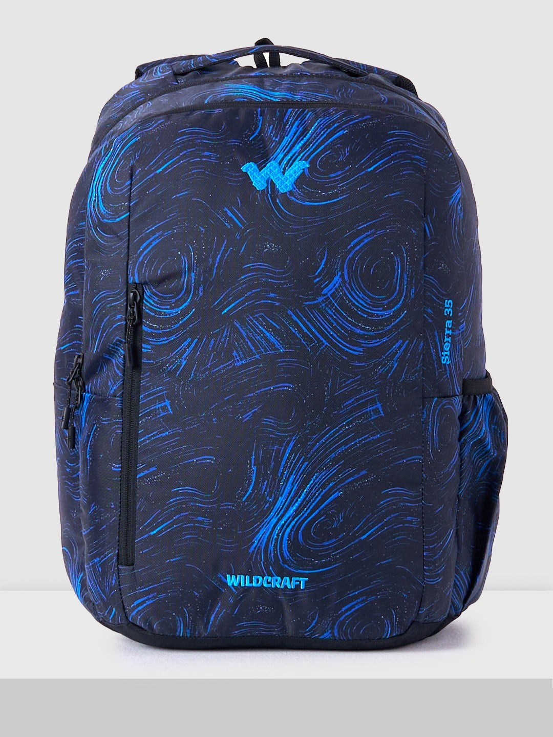Wildcraft Sierra 35 Lightweight Water Repellent Adventure Backpack Black & Blue