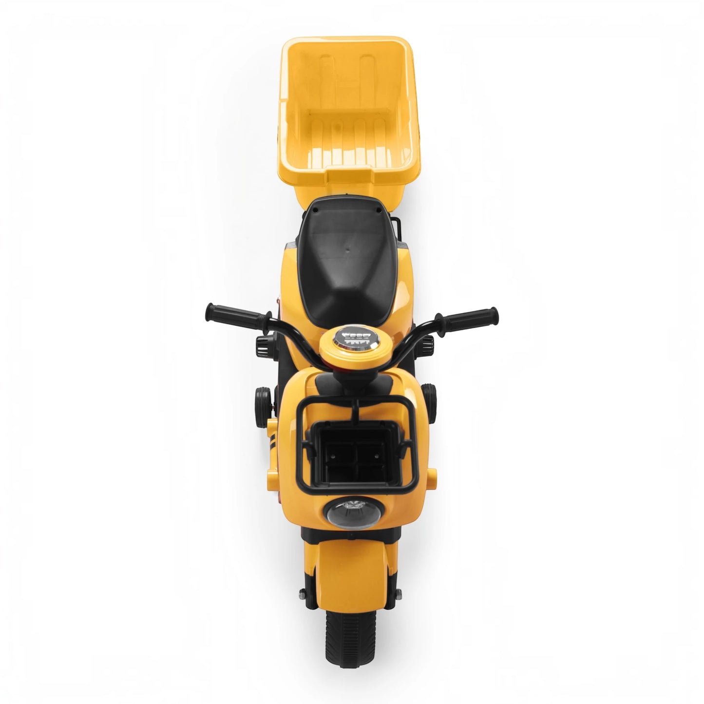 Toy House EV NIU Ride-On Scooter with Trailer for Kids EV06-Yellow - Age 3+
