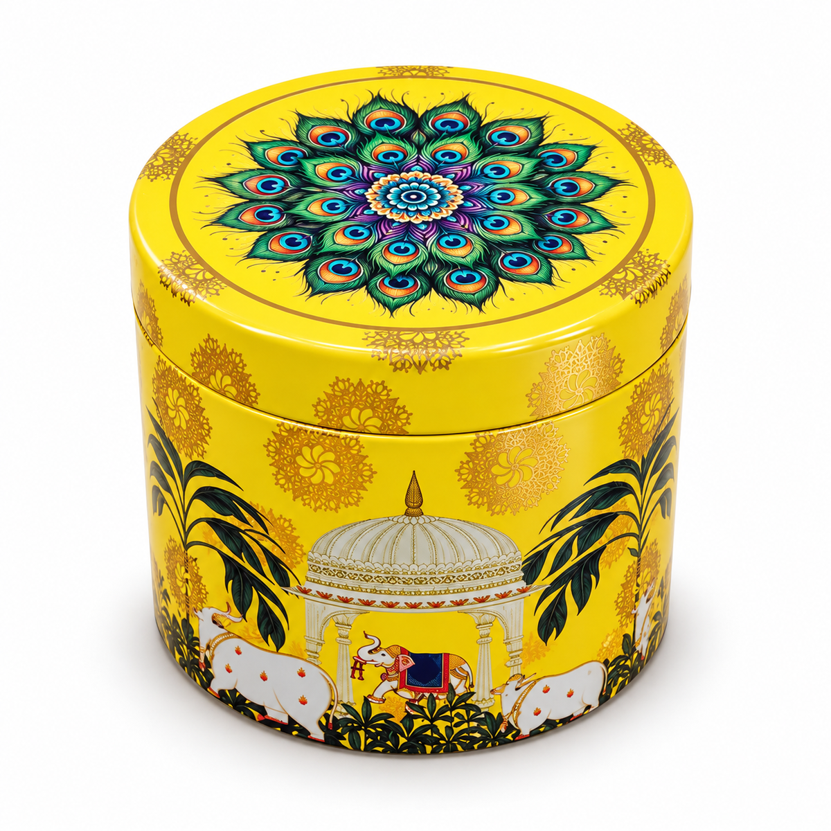 3 inch Designer Air tight Container Tin - 1 pcs