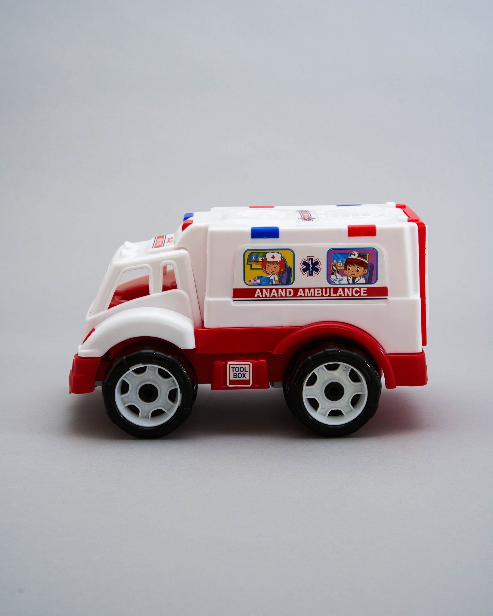 ANAND Kids' Friction Ambulance Toy Car - Realistic Emergency Vehicle Play