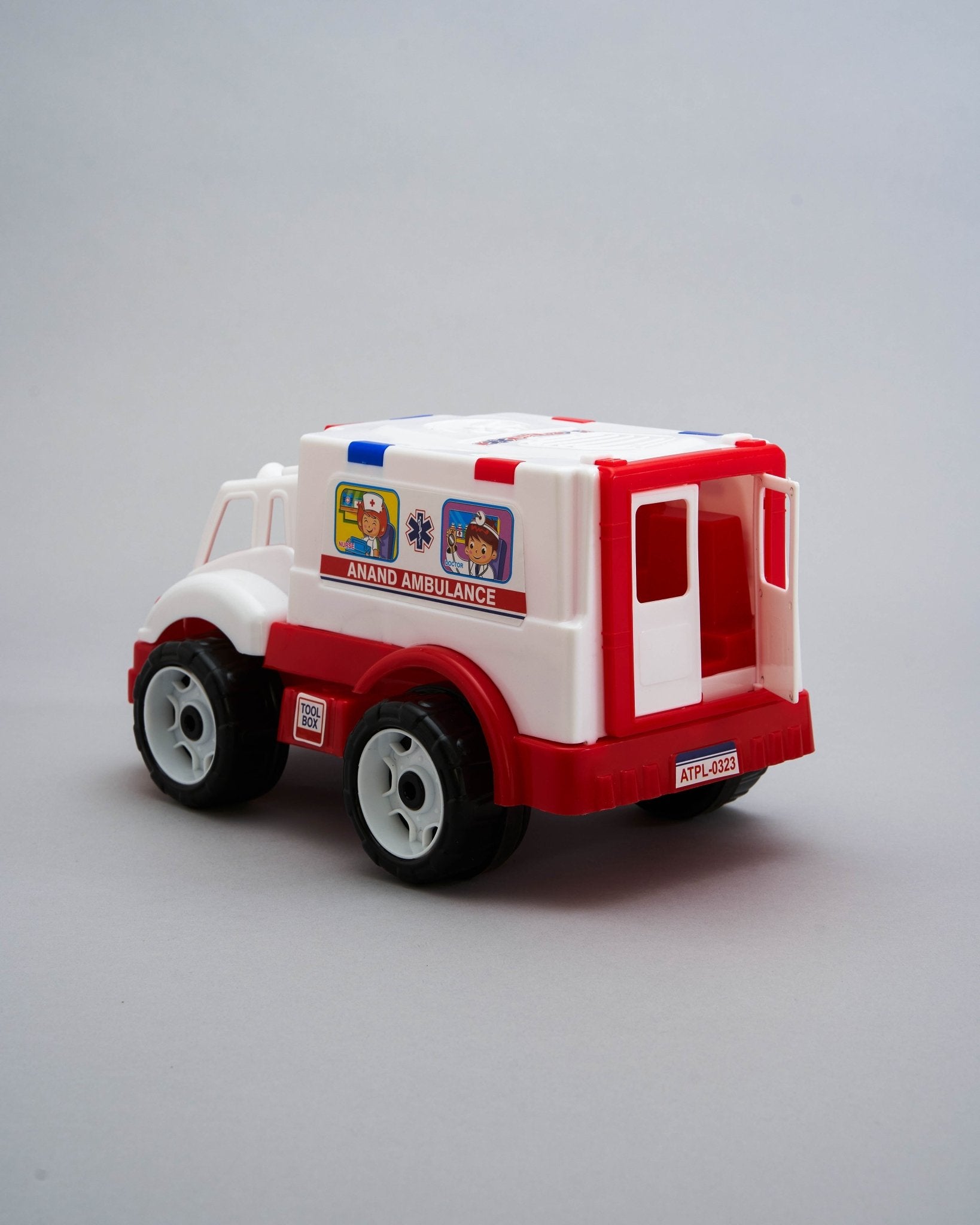 ANAND Kids' Friction Ambulance Toy Car - Realistic Emergency Vehicle Play