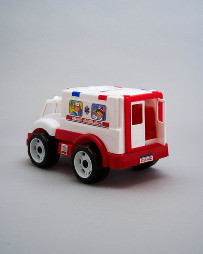 ANAND Kids' Friction Ambulance Toy Car - Realistic Emergency Vehicle Play