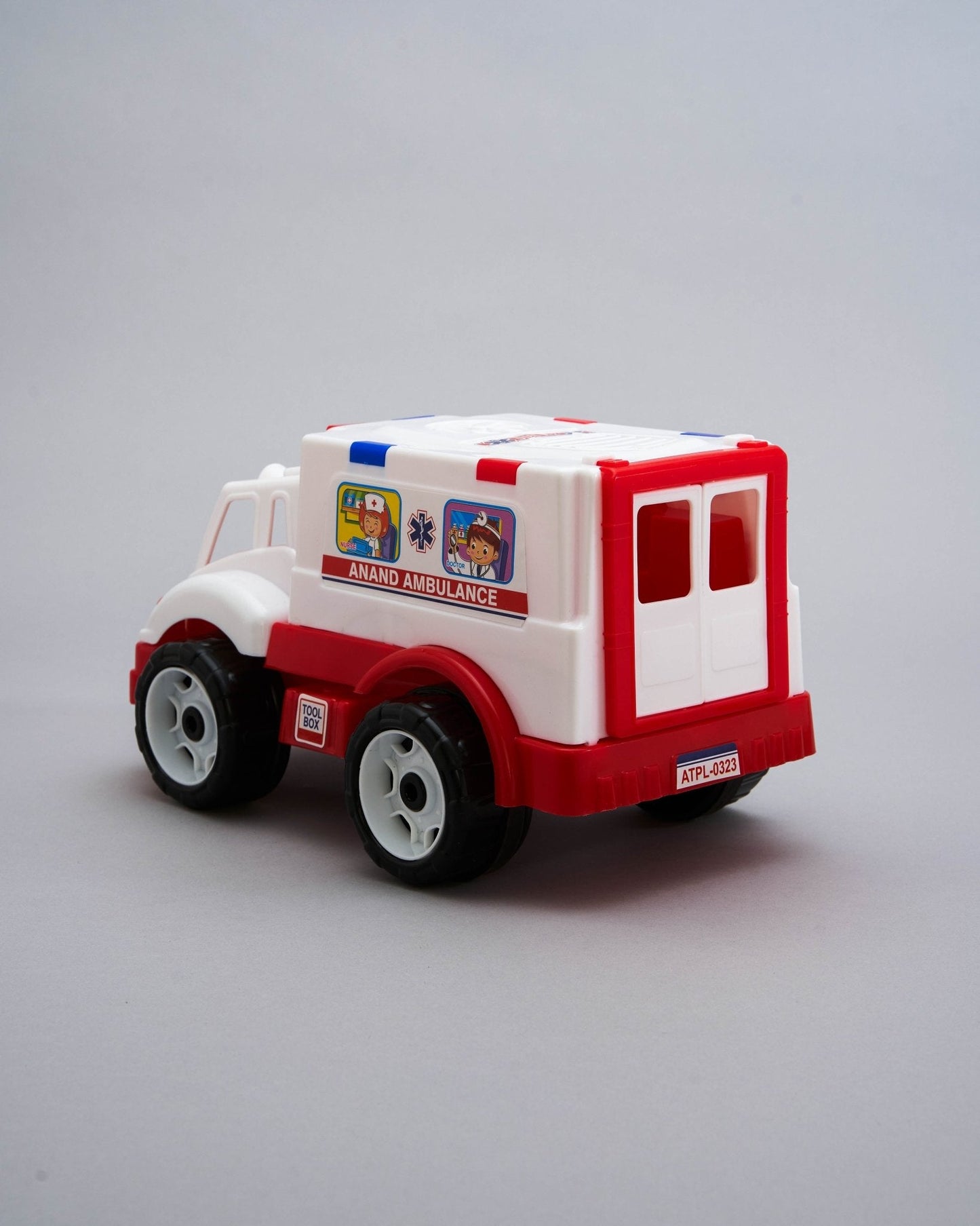 ANAND Kids' Friction Ambulance Toy Car - Realistic Emergency Vehicle Play