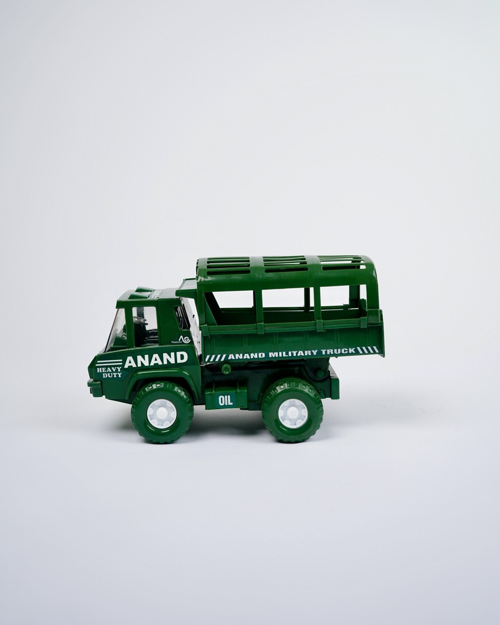ANAND Kids Military Truck Toy with Functional Carrier, Heavy Friction Drive