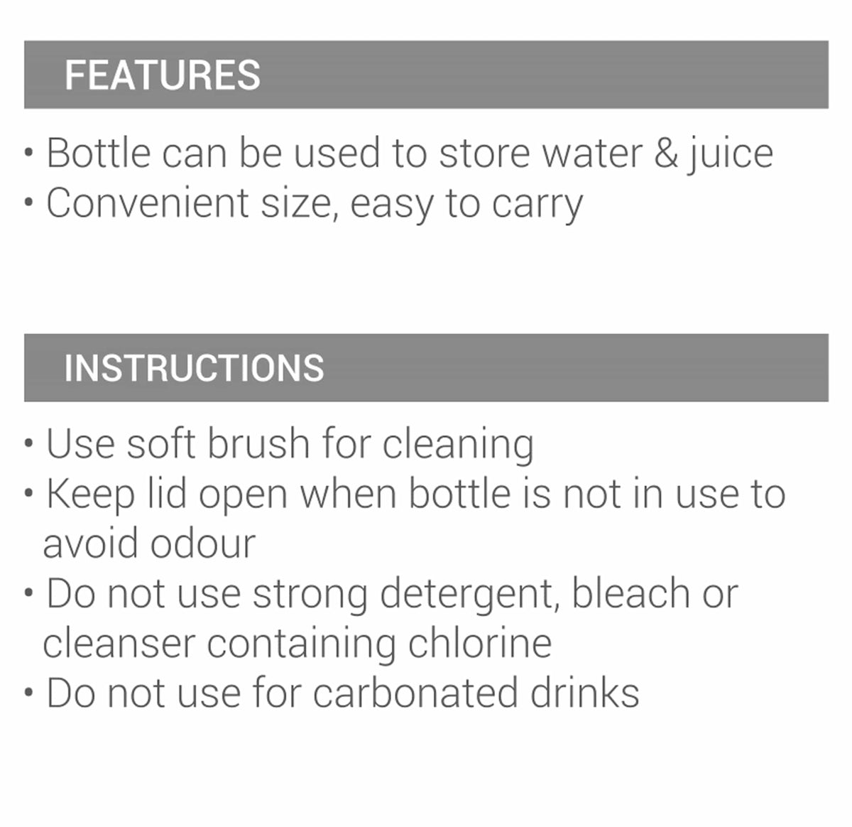 Milton Aqua Stainless Steel Water Bottle