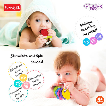 Giggles Baby's Best Friend Combo Teether Rattle