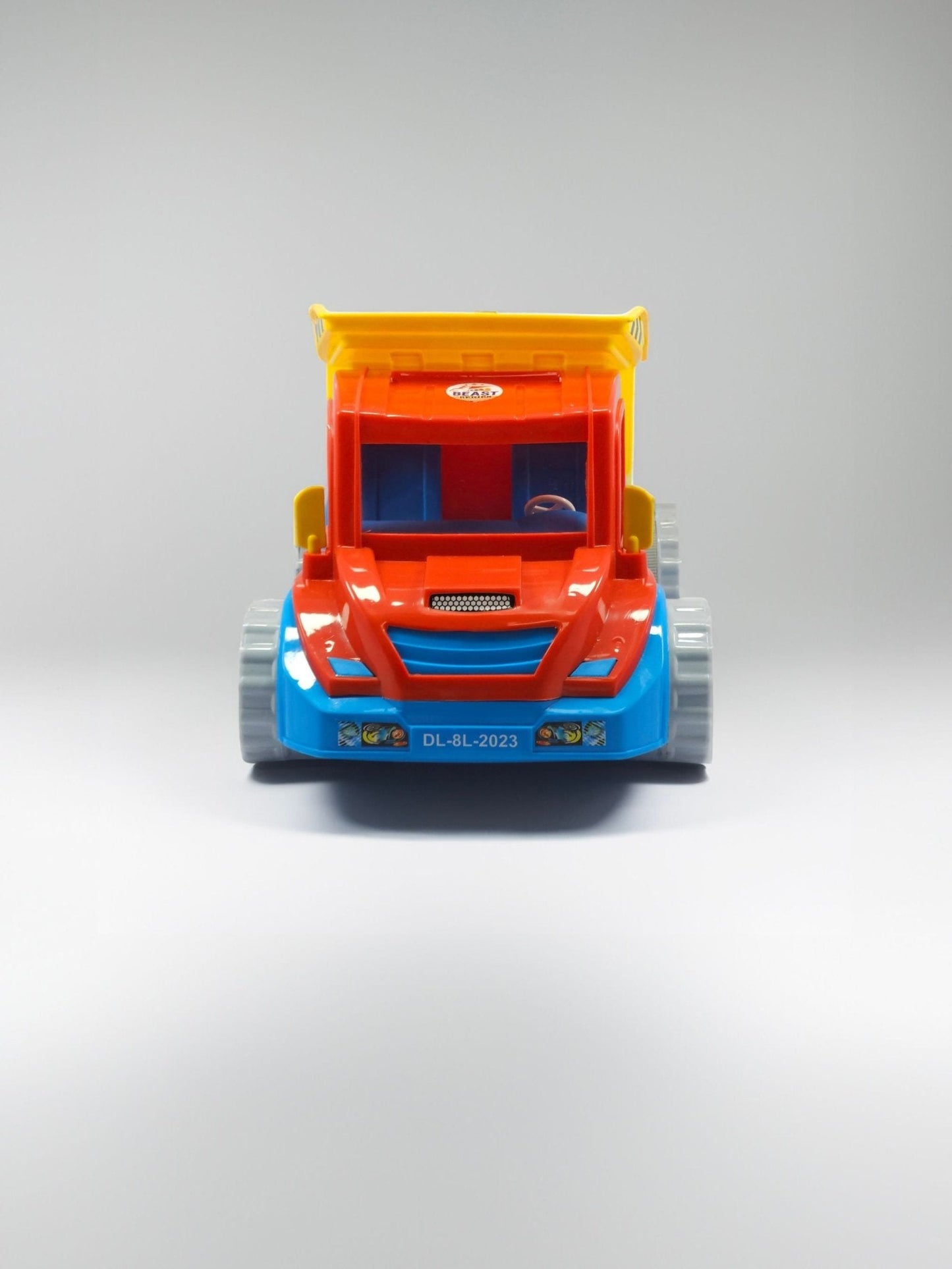 Beast Dumper Functional Construction Truck Toy for Kids, Robust Plastic, Friction Powered