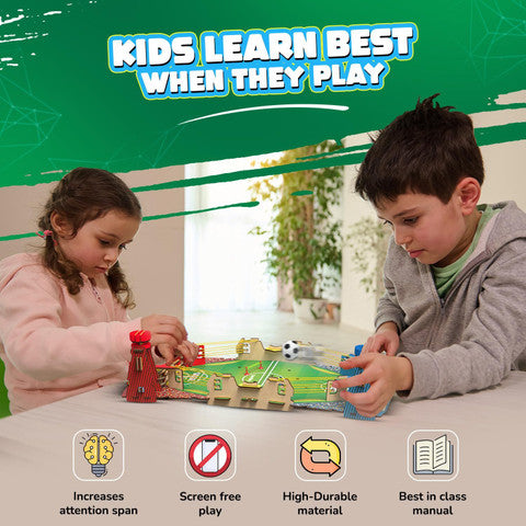 Smartivity DIY Mini Football Soccer Table STEM Fun Toy for Kids Ages 6-14