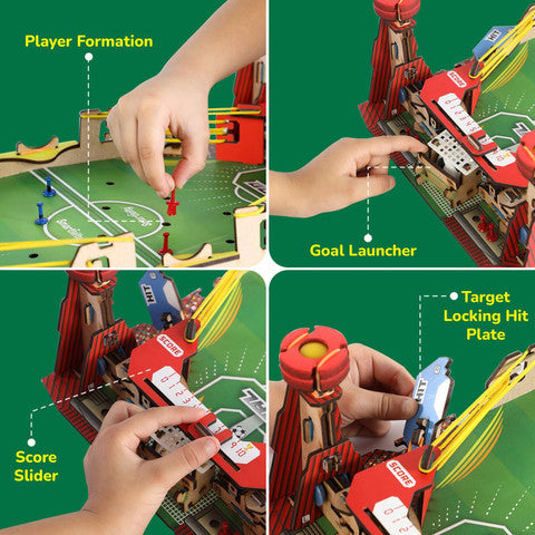 Smartivity DIY Mini Football Soccer Table STEM Fun Toy for Kids Ages 6-14