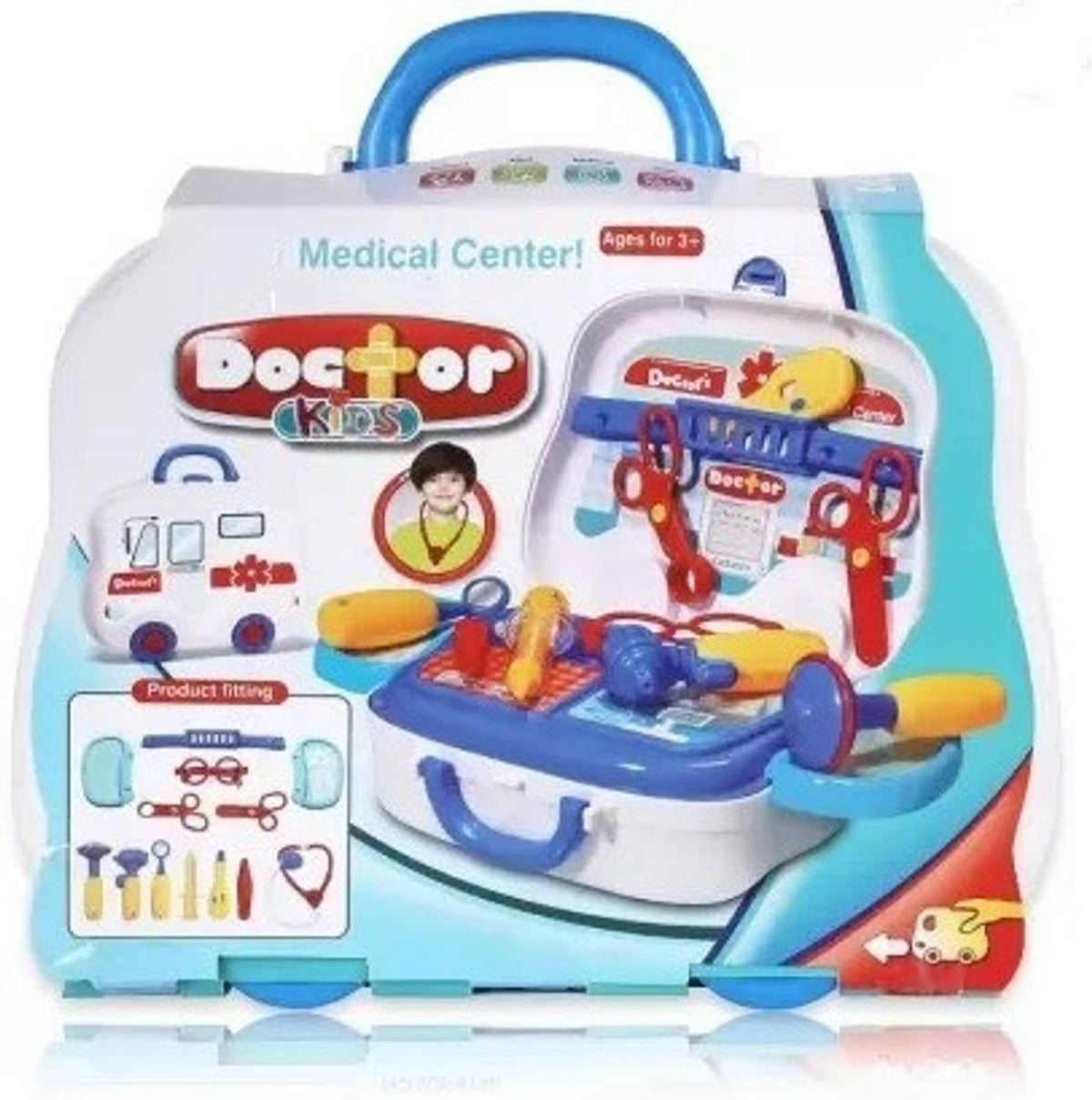 PRIMEPICKS Little Doctor Set Pretend Play Toy for Kids D35